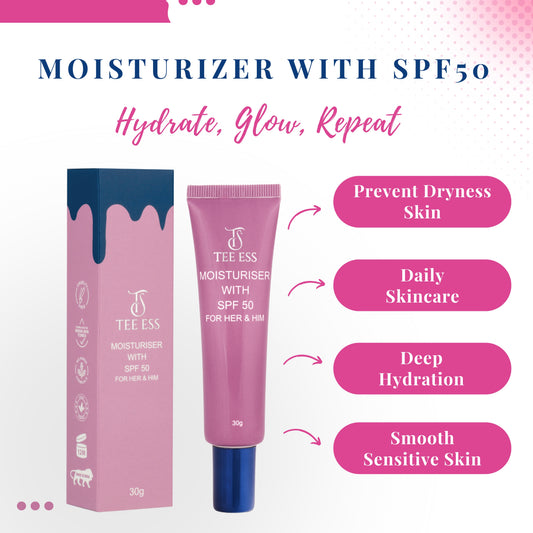 TEE ESS Moisturiser with SPF 50
