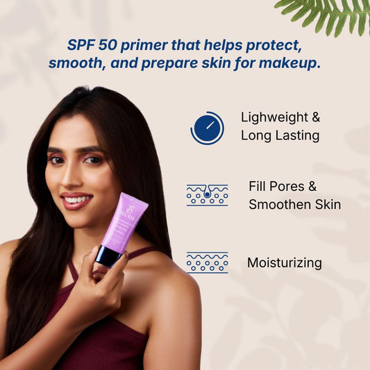 TEE ESS Face Primer with SPF 50 for Men & Women