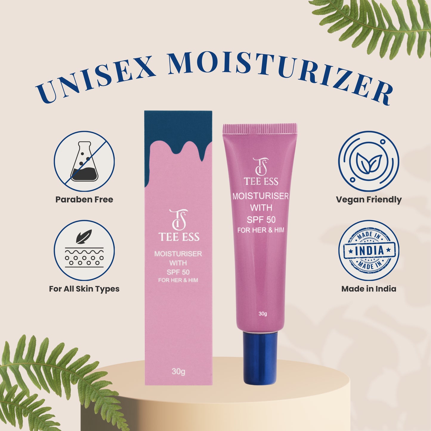 TEE ESS Moisturiser with SPF 50