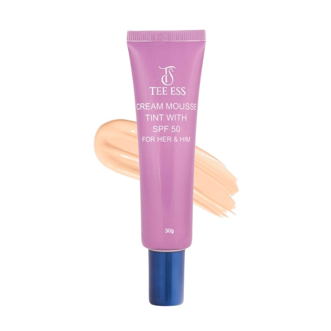 TEE ESS Cream Mousse Unisex Face Tint SPF 50 - Light