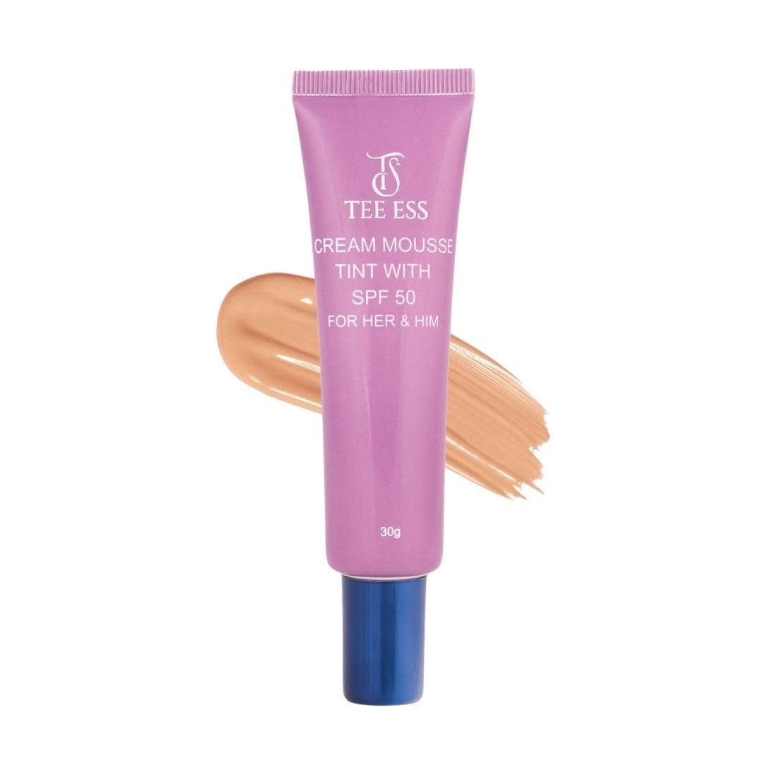 TEE ESS Cream Mousse Unisex Face Tint SPF 50 - Dark
