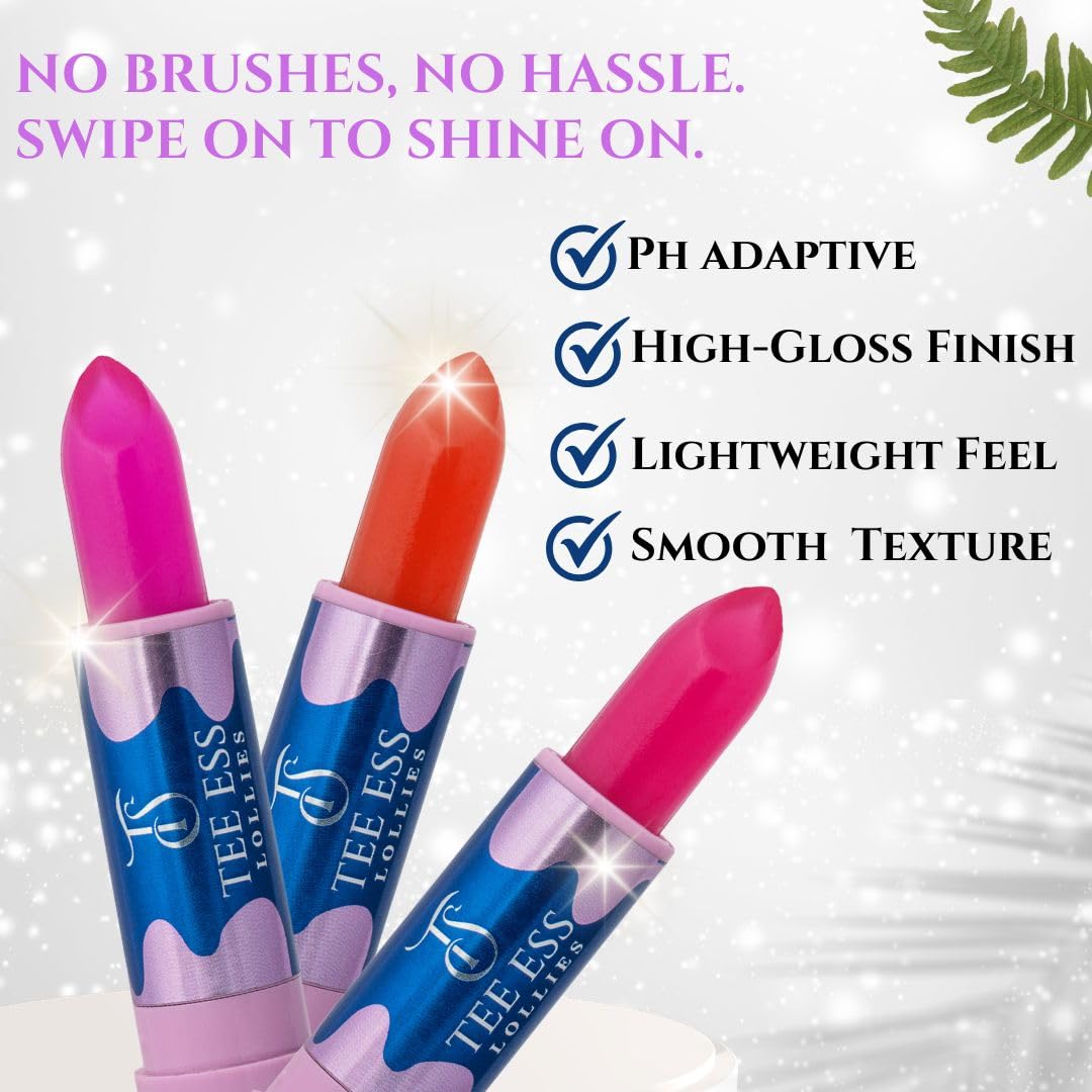 TEE ESS Lollies 3-in-1 Multi Use LipStick - Pink