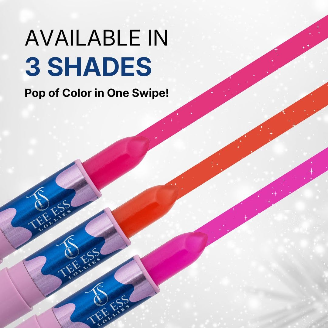 TEE ESS Lollies 3-in-1 Multi Use LipStick - Pink