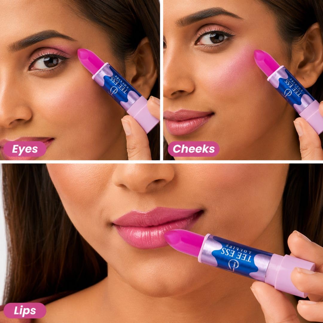 TEE ESS Lollies 3-in-1 Multi Use LipStick - Lilac