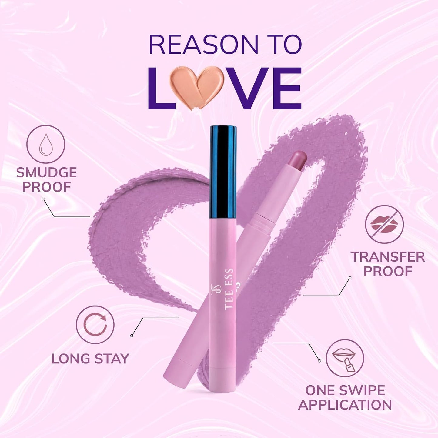 TEE ESS Long Stay Crayon Lipstick - Sauve Mauve