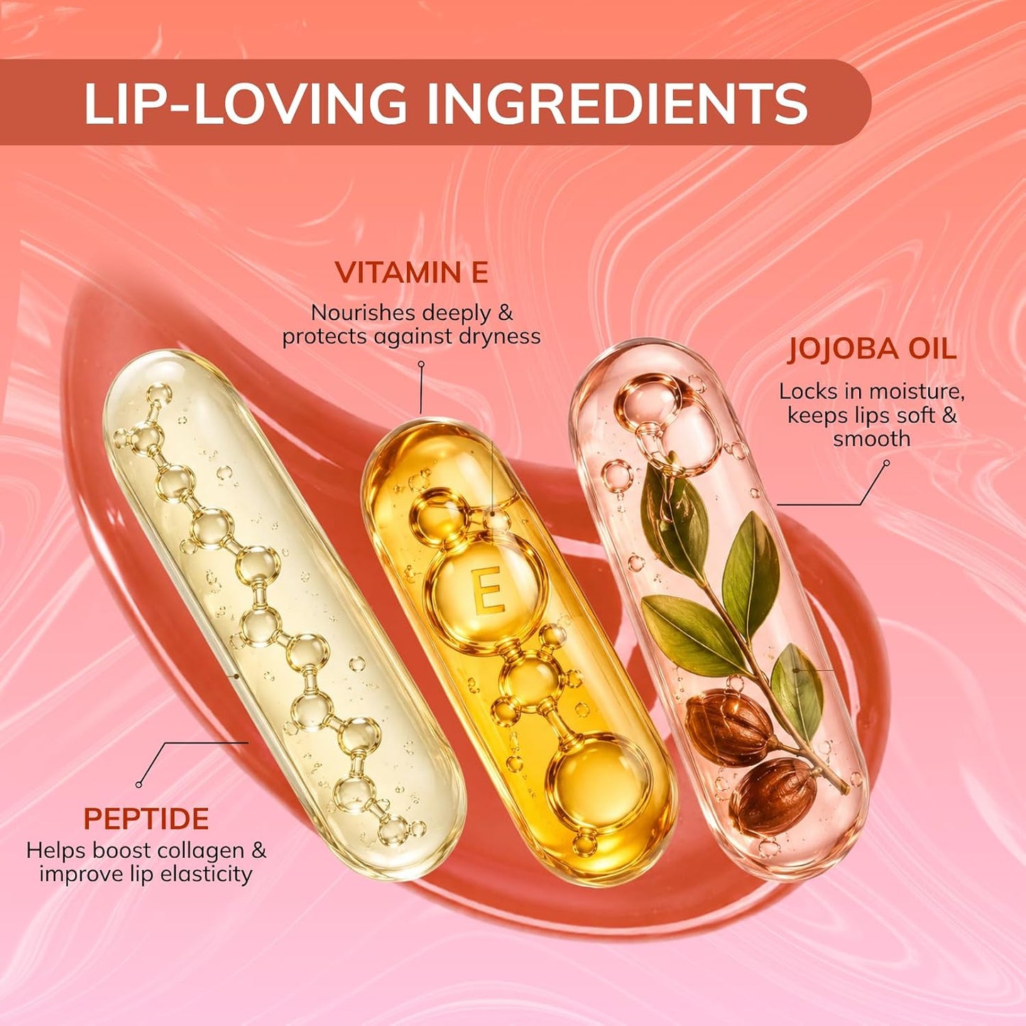 TEE ESS LIPPY Lip Gloss - Nude Peach