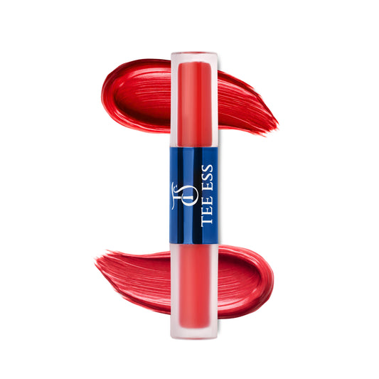TEE ESS DUO LIPS (HI SHINE LIP GLOSS & CREAM MOUSSE LIQUID LIPSTICK) - BLUSH CRUSH