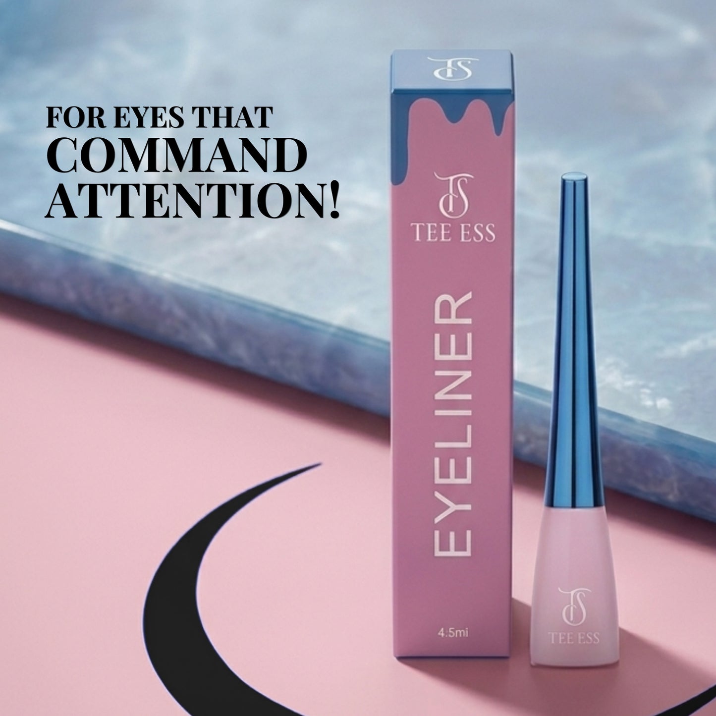 TEE ESS MATTE EYELINER - BLACK