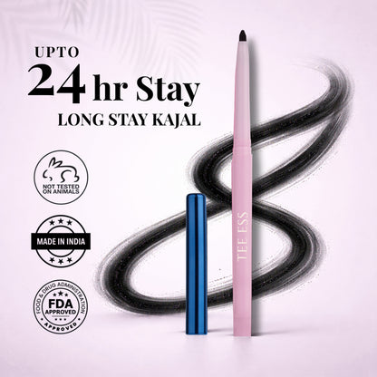 TEE ESS LONG STAY KAJAL - BLACK