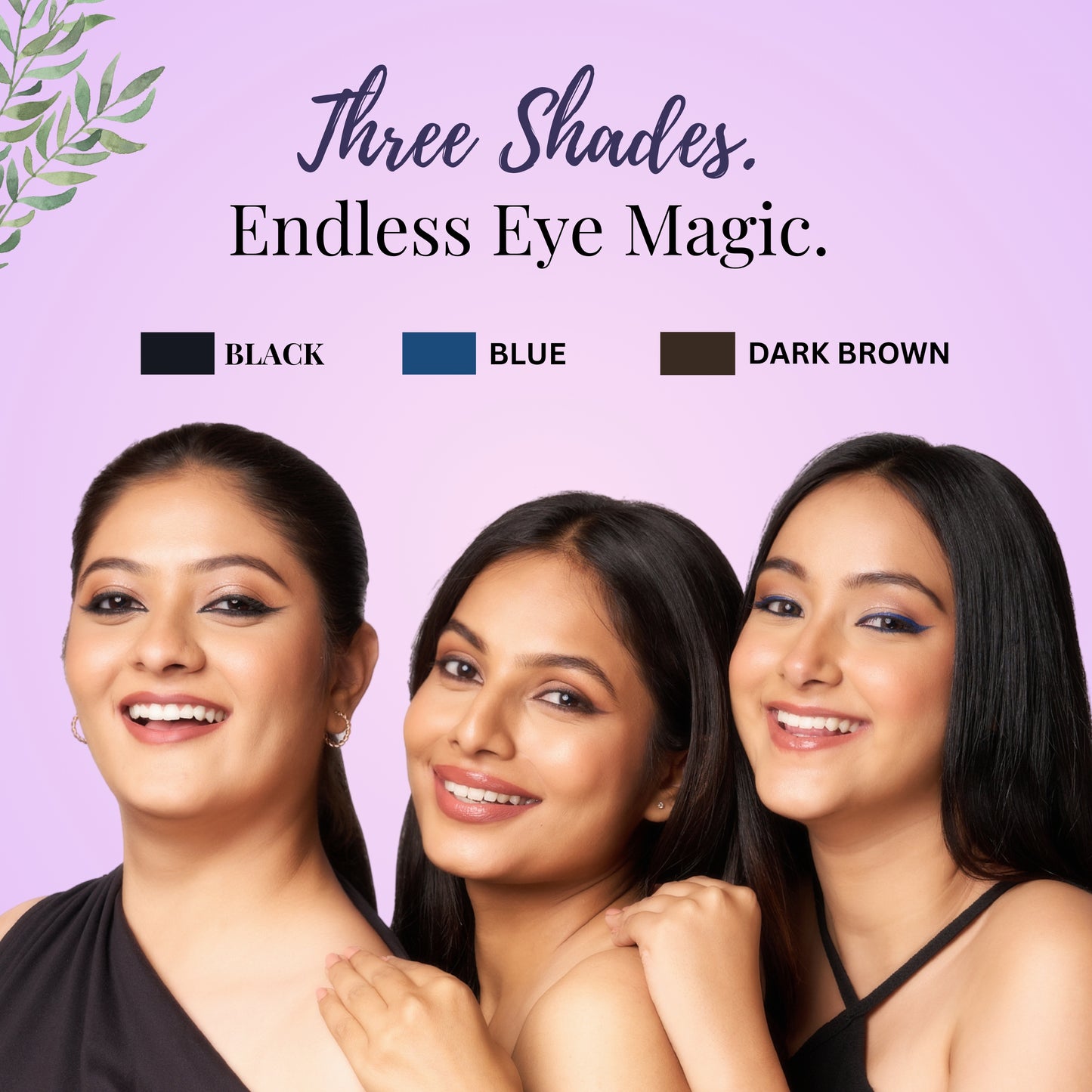 TEE ESS LONG STAY KAJAL - BLACK