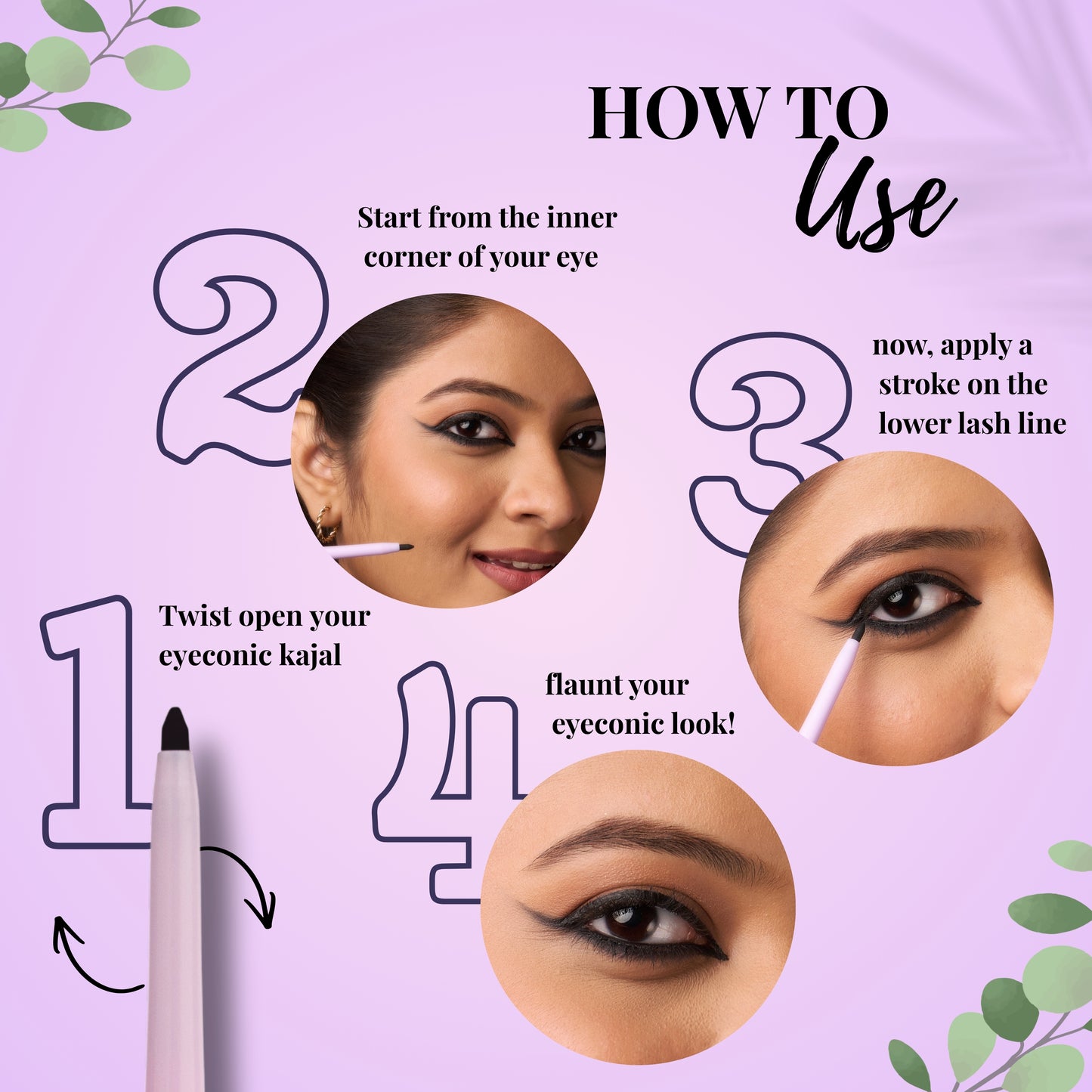 TEE ESS LONG STAY KAJAL - BLACK