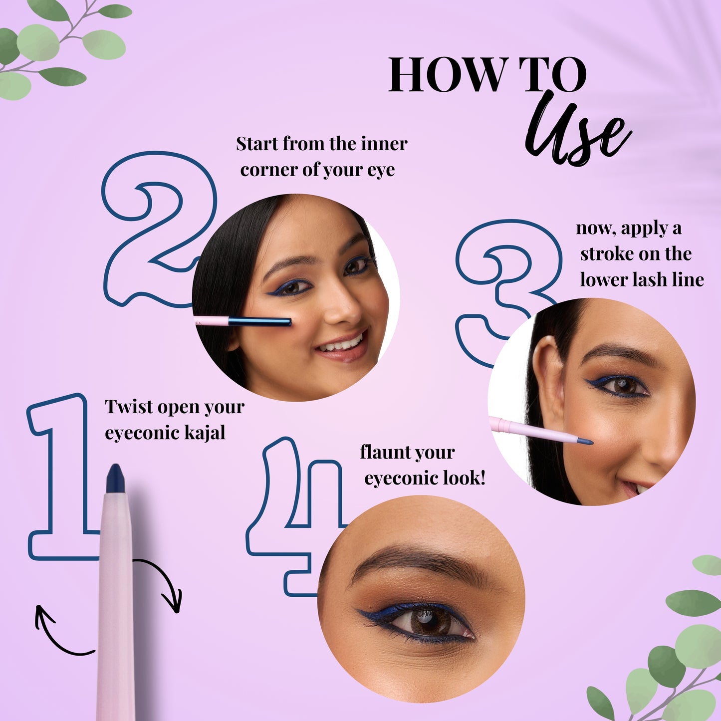 TEE ESS LONG STAY KAJAL - BLUE