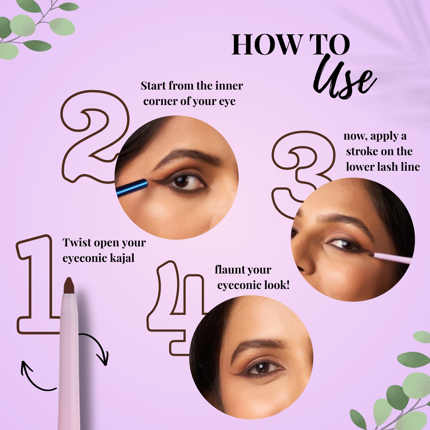 TEE ESS LONG STAY KAJAL - BROWN